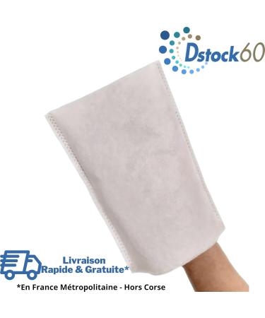 DSTOCK60 -50 Smooth Washcloths - Single Use - 150x210mm - Strong Absorbent Ultra Soft - Buy Online on GoSupps.com