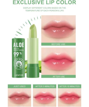 Color-Changing Lipstick Nourishing and Moisturizing Treatment | 3.5g Temperature-Changing Moisturizing Lip Balm - For Girls and Teens Makeup for All Skin Types Gifts - Buy Online on GoSupps.com