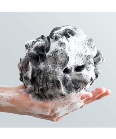 Beaupretty 3-in-1 Bath & Shower Mesh Peeling Scrubber Ball | Exfoliating Body Brush for Smooth Skin - International Shipping - Buy Online on GoSupps.com