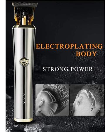 Men Hair Clipper Electric Pro Outliner Grooming Rechargeable Cordless Close Cutting T-Blade Trimmer for Men Gapped Detail Beard(Black) - Buy Online on GoSupps.com