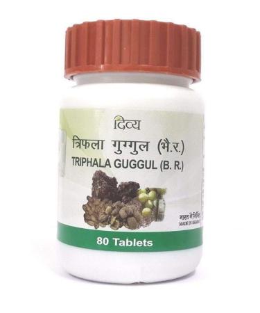 Patanjali Divya Triphala Guggul - 80 Tab (Pack of 2) - by Exportmart