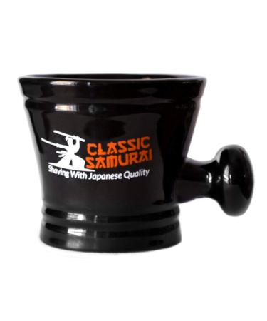 Classic Samurai Men's Shaving Gift Set | Matte Black Folding Straight Razor 100 Lord Blades Brush Soap & Mug - Perfect Gift for Shaving Enthusiasts - Buy Online on GoSupps.com