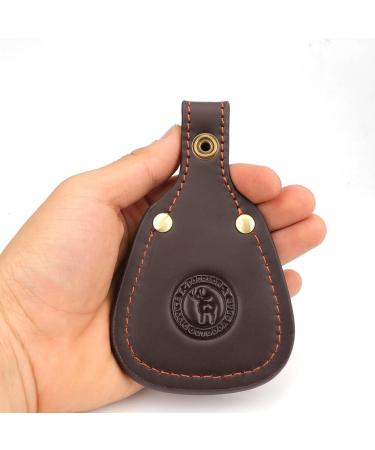 Tourbon Hunting Gun Barrel Rest Toe Protector Pad - Thick Leather Brown | Premium Shooting Accessories for International Shipping - Buy Online on GoSupps.com