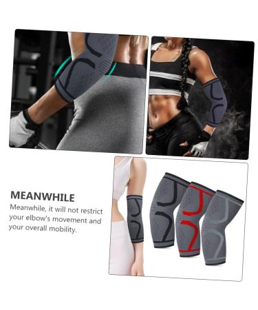 Healifty Elbow Brace Sleeve - 2 Pairs Wristband & Elbow Support for Yoga Protective Guard & Comfort | Best Elastic Elbow Protection - Buy Online on GoSupps.com