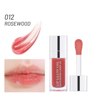 YUOLITA Hydrating Lip Glow Oil - Rosewood | Long-lasting Gloss Tinted Balm for Plump, Moisturized Lips - Buy Online on GoSupps.com