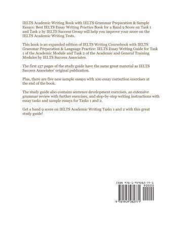 IELTS Academic Writing Book: Essential Grammar & Sample Essays for Band 9 Success | IELTS Top Scorers' Choice - Buy Online on GoSupps.com