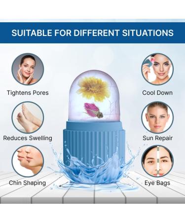 SWOSH Facial Ice Roller Massager | Cool Skincare Tool for Refreshing Face Eye Chin & Neck Ideal for Men & Women - Buy Online on GoSupps.com