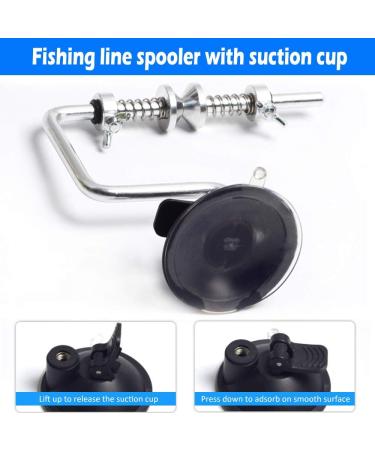 Favengo Cord Powder Fishing Cord Spooling Device - Aluminum Coil with Suction Cup | Premium Fishing Accessories - Buy Online on GoSupps.com