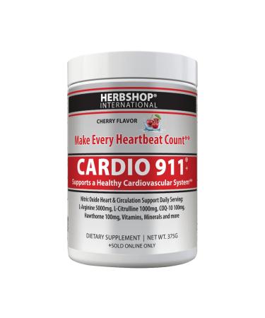 Drink Mix Cherry L-Arginine 5000mg L-Citrulline 1000mg Vitamins B12 C D3 Beet Root 30 Servings Nitric Oxide Support Cardiovascular & Energy Support Supplement (375 Grams) Cherry 13.23 Ounce (Pack of 1)