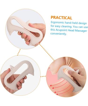 ABOOFAN 2-Piece Acupuncture Massage Device Set | Manual Neck & Scalp Massage Tools | Handheld Relaxation & Pain Relief - Buy Online on GoSupps.com