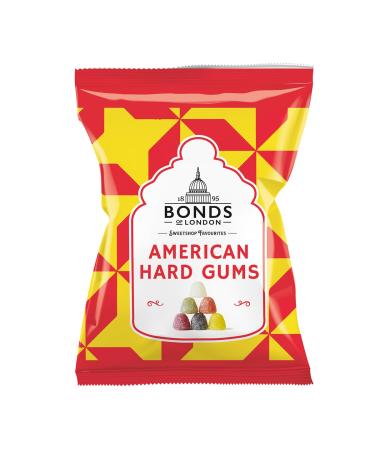Bonds American Hard Gums Bags | Fruit Flavoured | Sugar Coated | No Artificial Colours or Flavours | 130g | (Pack of 6) - Buy Online on GoSupps.com