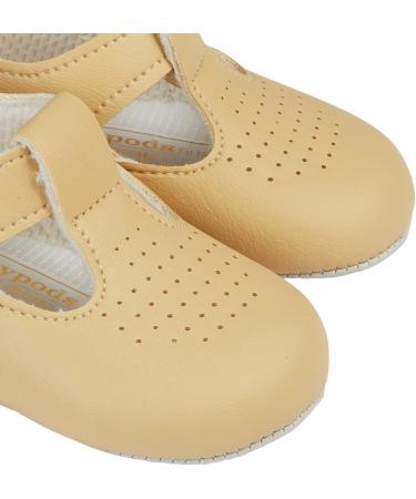 Baypods Soft Soled Baby Shoes B625 - T Bar Style for Boys & Girls | Made in England | 2 UK Child Size - Buy Online on GoSupps.com