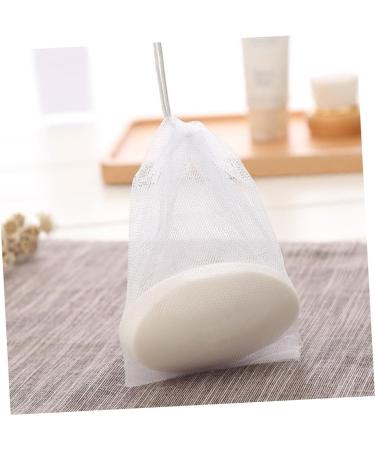 Outanaya 50pcs Soap Bag Foam Net Soap Saver Bag Foaming Net Cleansing Foaming Bag Soap Drying Bags Pe White - Buy Online on GoSupps.com