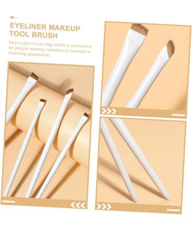 SOESFOUFU Travel Makeup Brush 4 Pcs Gel Eyeliner Brush Make up Brush Eye Liner Brush Cosmetic Ultra Thin Travel Flat Brush - Buy Online on GoSupps.com