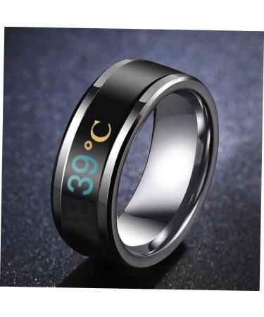 ABAODAM 2 STK Sensitive Couple Ring - Modern Men's Jewelry Stylish Cock Ring Delicate Temperature Lover's Ring - Adjustable Sizes (1.74x1.74cm) - Perfect Gift for Him - Buy Online on GoSupps.com