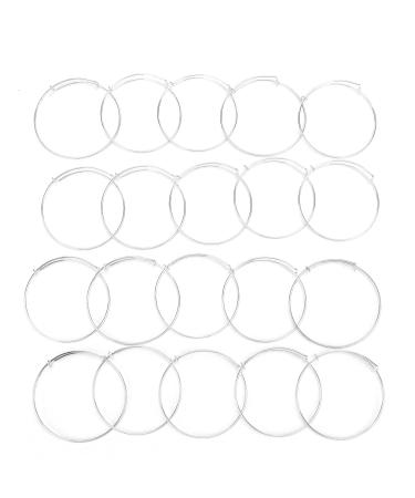 Expandable Bangle Comfortable 20PCS DIY Handmade Bangle Anti Rust Expandable Bangle for Lover for Christmas