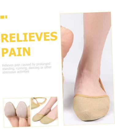 5 Pairs Yoga Toe Protector & Sweat-Absorbent Forefoot Pads for High-Heeled Shoes | Non-Slip Cushions - Buy Online on GoSupps.com