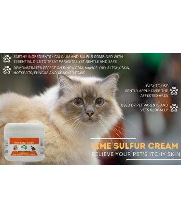Classic's Lime Sulfur Pet Skin Cream (2 oz) - Pet Care and Veterinary Treatment for Itchy and Dry Skin - Safe Solution for Dog Cat Puppy Kitten Horse - Buy Online on GoSupps.com
