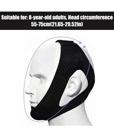 Anti Snore Chin Strap - Natural Sleep Instant Relief Jaw Support Belt - Buy Online on GoSupps.com