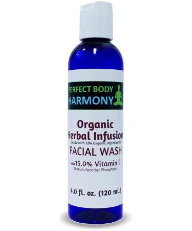 Best Vitamin C Anti-Aging Face Wash - 15% Vitamin C 72% Organic Sulfate & Paraben Free - Perfect Body Harmony 4.0 oz - Buy Online on GoSupps.com