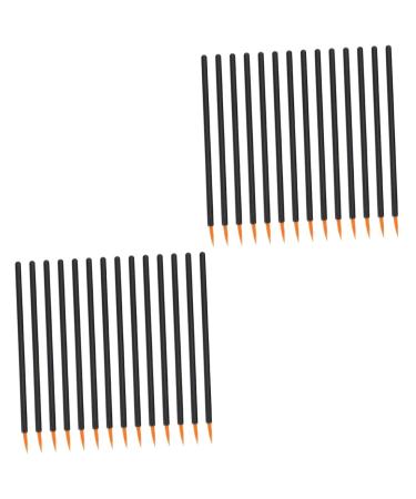 Didiseaon 200 pcs Girls Cosmetic Delicate Kit Disposable Artificial Eyeliner Women Black Refined Face 9x6.5cmx2pcs Blackx2pcs