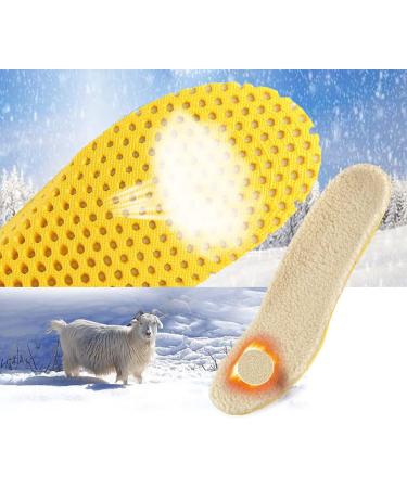 Lambswool Fleece Insoles for Men, Women & Kids - Size M (Men's 6-9 / Women's 7-11) - Winter Shoe Inserts - Buy Online on GoSupps.com