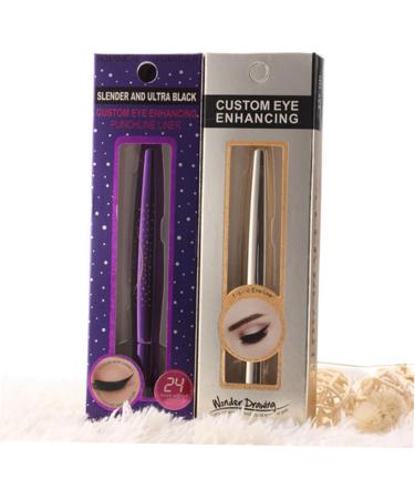 FRCOLOR 2pcs Women Eyeliner Eyeline Pencil Eyeliner Liquid Pen Liquid Eyeliner Makeup Does Not Fade 1 count (Pack of 1) Purplex2pcs - Buy Online on GoSupps.com