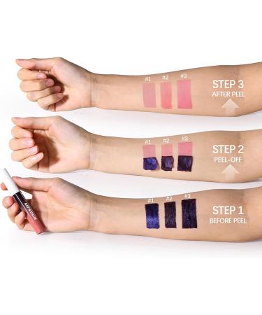 3 Couleurs Peel off Lip Stain Tattoo D tachable Crayons L vres Tattoo Matte Finish Lip Stain Gloss L vres Couleurs Changeantes Longue Dur e Imperm able Maquillage Pour Les L vres - Buy Online on GoSupps.com