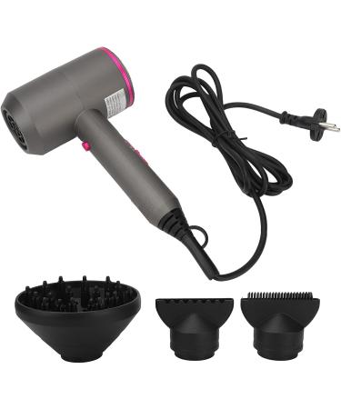 Hair Dryer Ionic Blow Dryer for Fast Drying Hair Dryer with Diffuser and Nozzle High Power Constant Temperature Ionic Hammer Shape Hair Blow Dryer for Household (US Plug 110V) - Buy Online on GoSupps.com