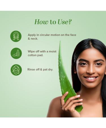 Natural Cucumber and Aloe Vera Cleansing Milk Makeup Remover with Shea and Kokum Butter All Skin Types 7.10 fl oz - 210ml - Buy Online on GoSupps.com