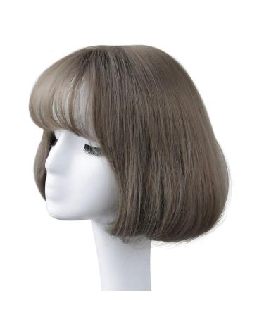 BGHJUE Short Curly Wig for Women - Natural Fluffy Bobo Style with Pear Flower Head Buckle - Buy Online on GoSupps.com