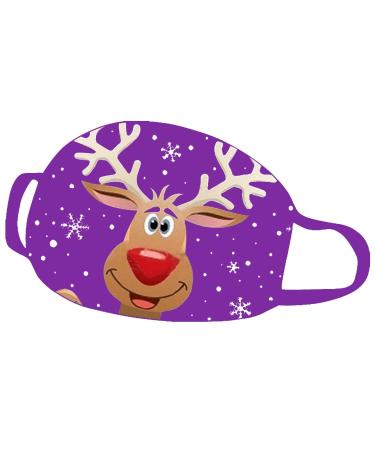 Riou Christmas Mundschafts Neckuch Santa Claus Motor Washer Cotton Mouth and Nose Protection Outdoor Motorcycle Multifunction cloth for couple (S)