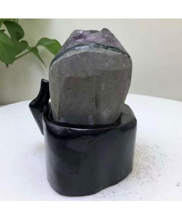 Natural Amethyst Quartz Cluster 2.64 LBS Crystal Stone Geode Druzy Specimen Purple IrregularCrystals Stones for Reiki Home Decoration - Buy Online on GoSupps.com