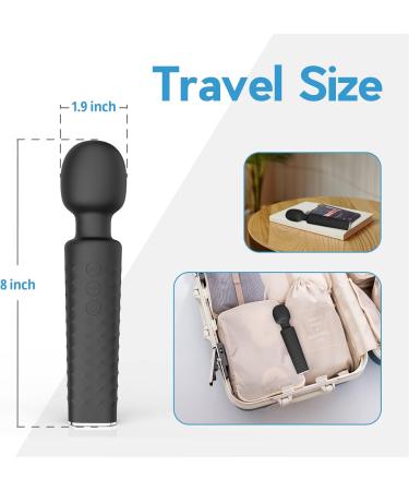 Wireless Massage Tab - Ifinic Electrical Wall Massager with 20 Vibration Modes & 8 Speeds for Muscle Pain Relief & Relaxation | International Shipping Available - Buy Online on GoSupps.com