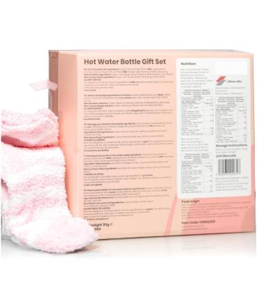 Hot Chocolate Mug Gift Set with Water Bottle, Marshmallows & Candy Cane - Cozy Gift for Women, Teen, Adults (Pink) - Buy Online on GoSupps.com