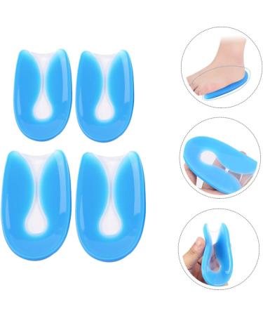 FOMIYES Soft Silicone Heel Pads - 4 Pairs Anti-Wear Foot Care Insoles for High Heels & Comfort - Buy Online on GoSupps.com