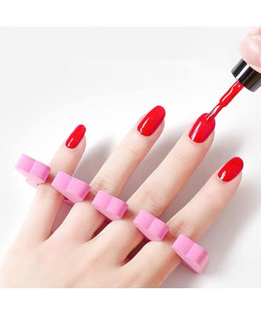 Emivery 50 PCS Pink Nail Art Toe Separators for Manicure & Pedicure - Women and Girls - Buy Online on GoSupps.com