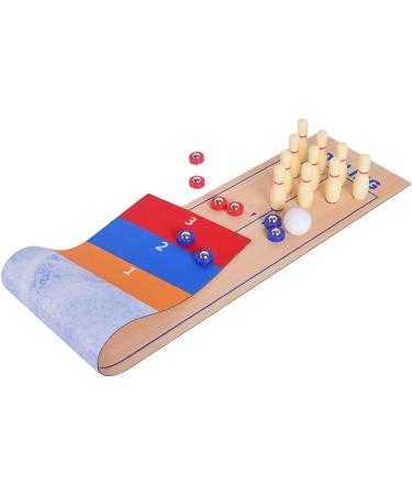 N/Q 3 in 1 Table Top Shuffleboard, Curling, and Bowling Game Set - Portable Family Fun for Home, School, and Travel - Ideal Gift for Kids 6 and Up - Compact Storage Solution - Buy Online on GoSupps.com