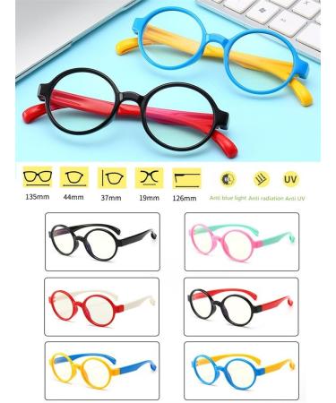 DAUCO Blue Light Blocking Glasses for Kids and Teens Anti-Reflective Anti-Glare Anti-Blue Rays Computer Eyewear type 3 - Buy Online on GoSupps.com