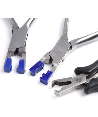 Buy Penrux Stainless Steel Rimless Glasses Frame Pliers - Professional Optician Tool - Adjustable Nose Cushion Remover - Buy Online on GoSupps.com