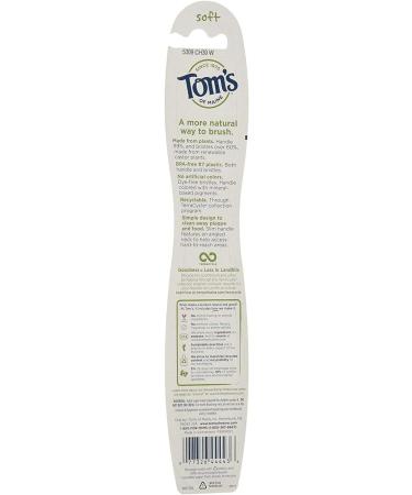 Tom's of Maine Kids Toothbrush - Extra Soft & Dentist Approved for Gentle Care | Buy Internationally - Buy Online on GoSupps.com