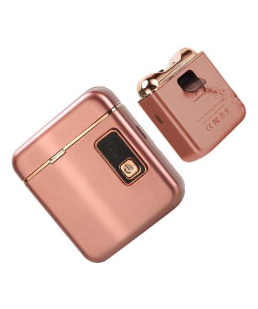 BommFu Automatic Nail Trimmer - 3 Modes Adjustable Safety Fingernail Trimmer - Quiet Electric Fingernail Clippers with Storage Light Electric Manicure Pedicure Tool for Home Rose Gold