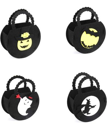 oueyfer Pack of 4 Portable Treat Baskets with Handles Portable for Biscuits Snacks Snacks Treats Treats Carry Bags Treat Baskets for Women and Adults Sweets - Buy Online on GoSupps.com