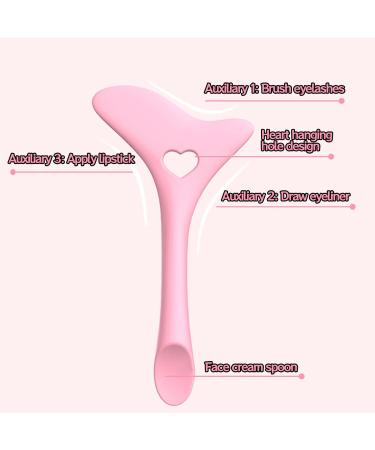 Silicone Eyeliner Stamp & Stencil Set - Perfect Aid for Quick Makeup Application - Ideal for Professionals - Pink - Buy Online on GoSupps.com