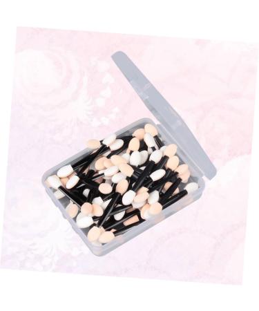 Angoily 50 Pcs Eyeshadow Sponge Applicator Double Head Makeup Tools Eye Shadow Brush Sponge Brush Disposable - Buy Online on GoSupps.com