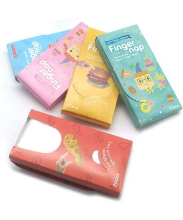 Disposable Mini Sanitary Gloves for Food - Clear Finger Gloves for Hamburgers Chicken & Pizza (30 Pack - Buy Online on GoSupps.com