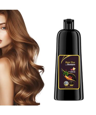 Teegxddy Unisex Hair Color Shampoo Natural Plant Ingredients Can Cover Gray Hair It is a Gift for Parents Brown