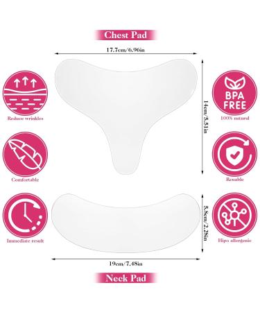 Neck & Chest Wrinkle Pads - Anti-Aging Silicone Patches for Firming & Tightening | Reusable Overnight Skincare Solution - Buy Online on GoSupps.com