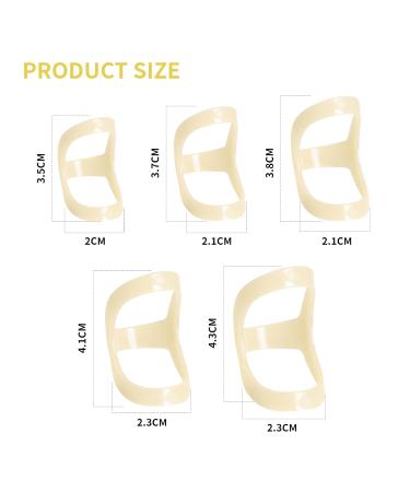 YMPEKA 5pcs Oval Finger Splint - Trigger Finger Support Brace for Thumb Middle Pinky & Ring Finger | Adjustable Sizes 6-13 - International Shipping Available - Buy Online on GoSupps.com