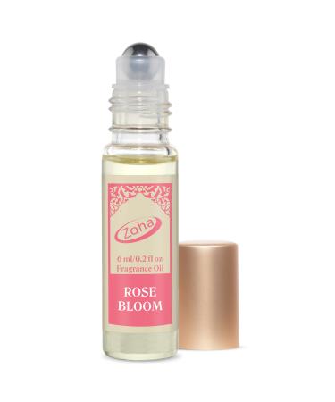 Zoha Rose Bloom Oil Perfume for Women & Men Roll On Perfume Oil and Rose Perfume Spray Alcohol Free Skin Moisturizing Rose Oil Perfume 0.5 Fl Oz (Pack of 1)
